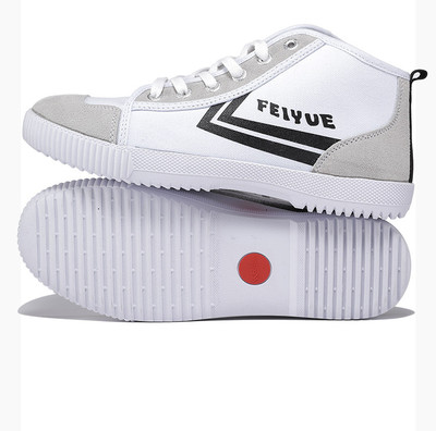 飞跃中高帮帆布运动鞋8112 经典与实用的完美结合